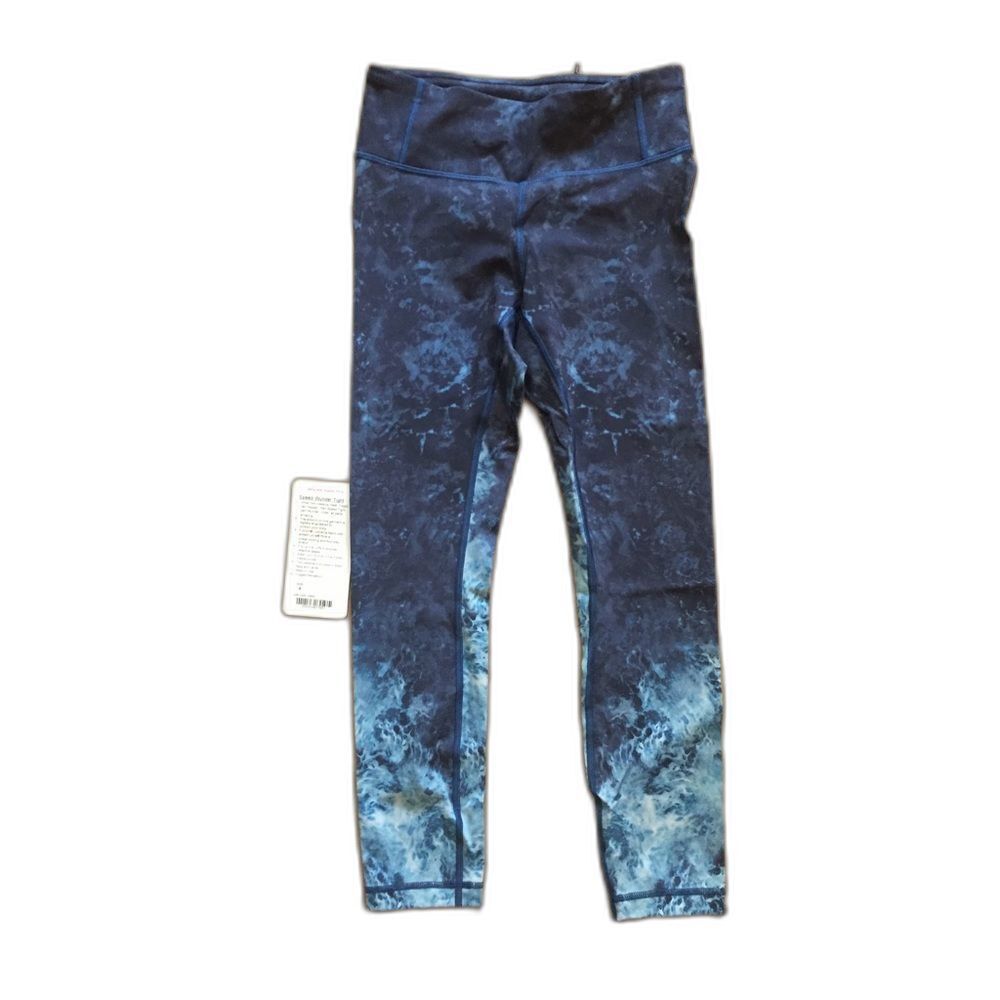 Lululemon Speed Wunder Tight Deep Sea Sz 4 EUC